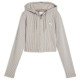 Puma Γυναικεία ζακέτα Essentials Ribbed Full-Zip Slim Hoodie